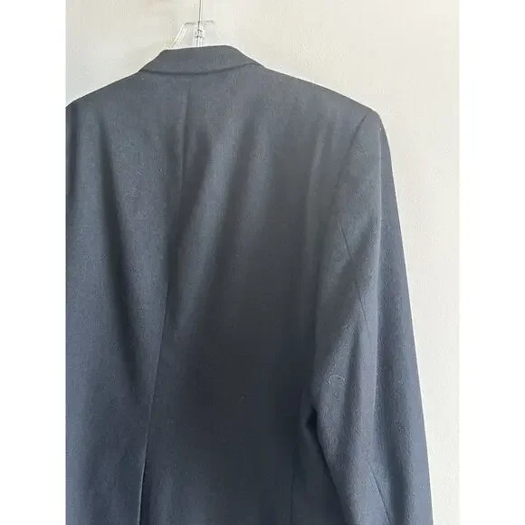 Bernhard Altmann Courture 100% Cashmere Blazer Jacket Black Size 46L Vintage